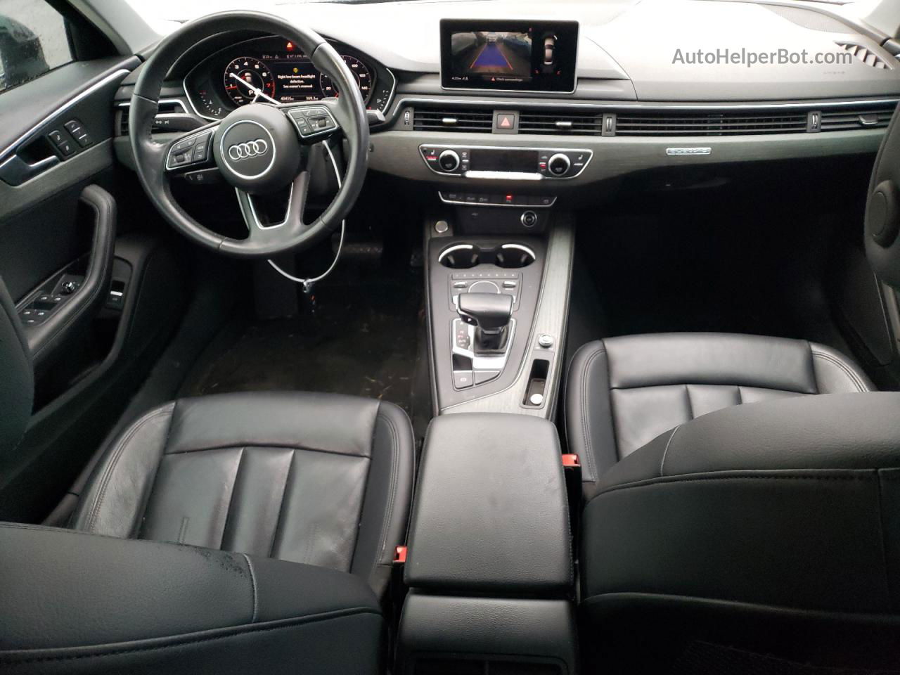 2019 Audi A4 Premium Plus Black vin: WAUENAF4XKN001683