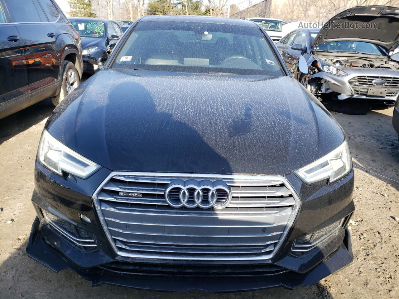 2018 Audi A4 Premium Plus Black vin: WAUENBF42JN016862