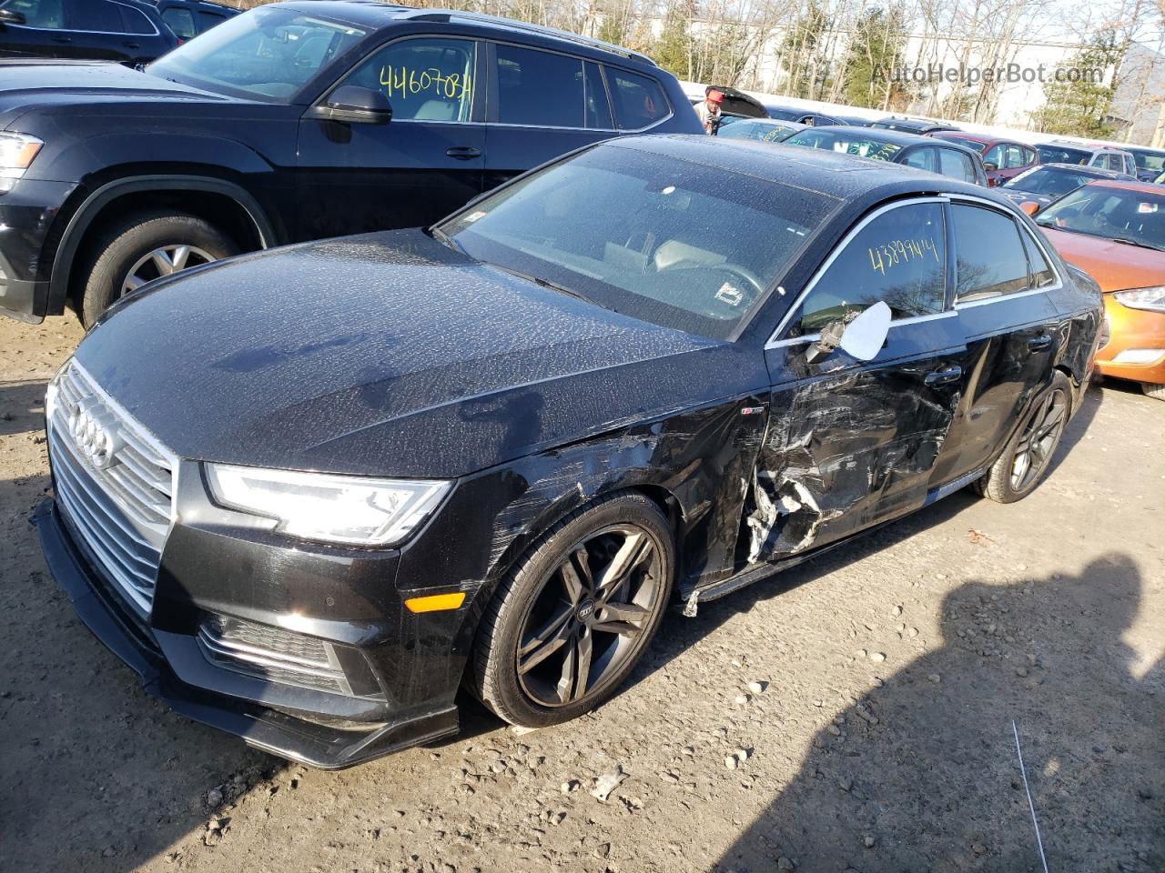 2018 Audi A4 Premium Plus Black vin: WAUENBF42JN016862