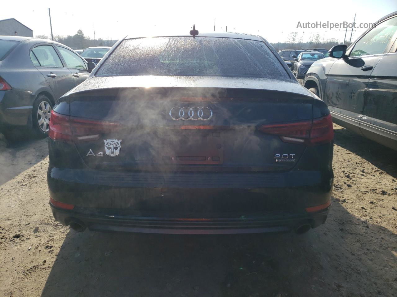 2018 Audi A4 Premium Plus Black vin: WAUENBF42JN016862