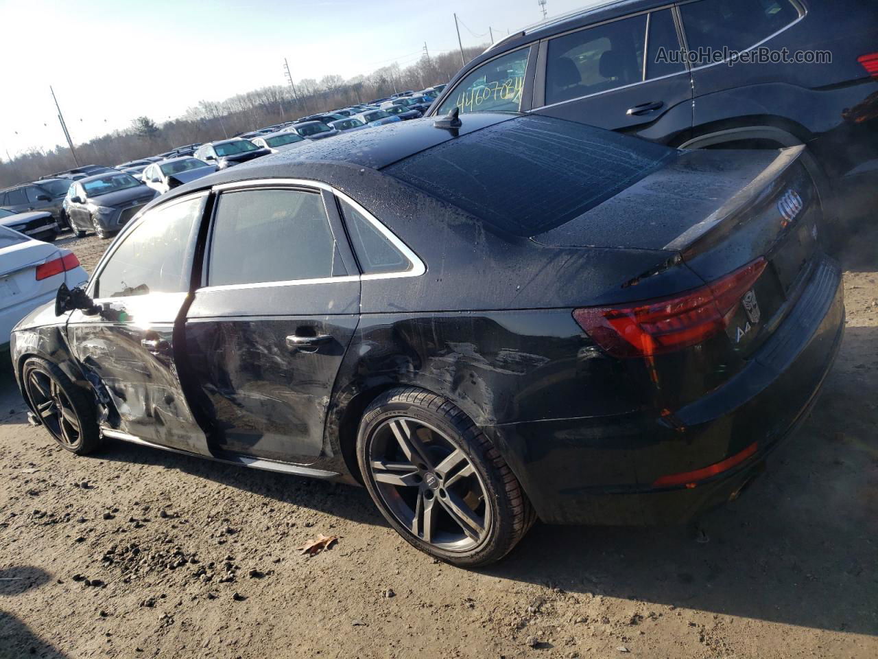 2018 Audi A4 Premium Plus Black vin: WAUENBF42JN016862