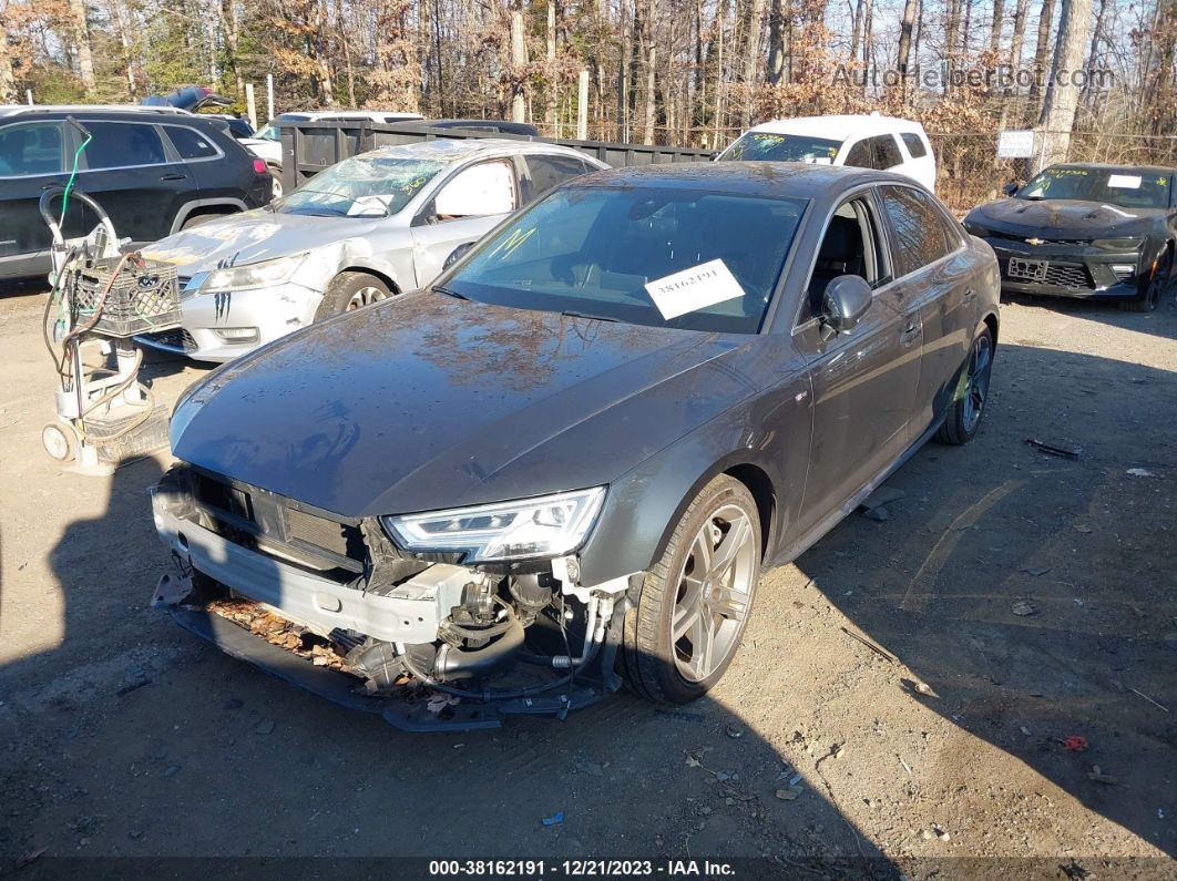 2018 Audi A4 2.0t Premium/2.0t Tech Premium Gray vin: WAUENBF45JA167279