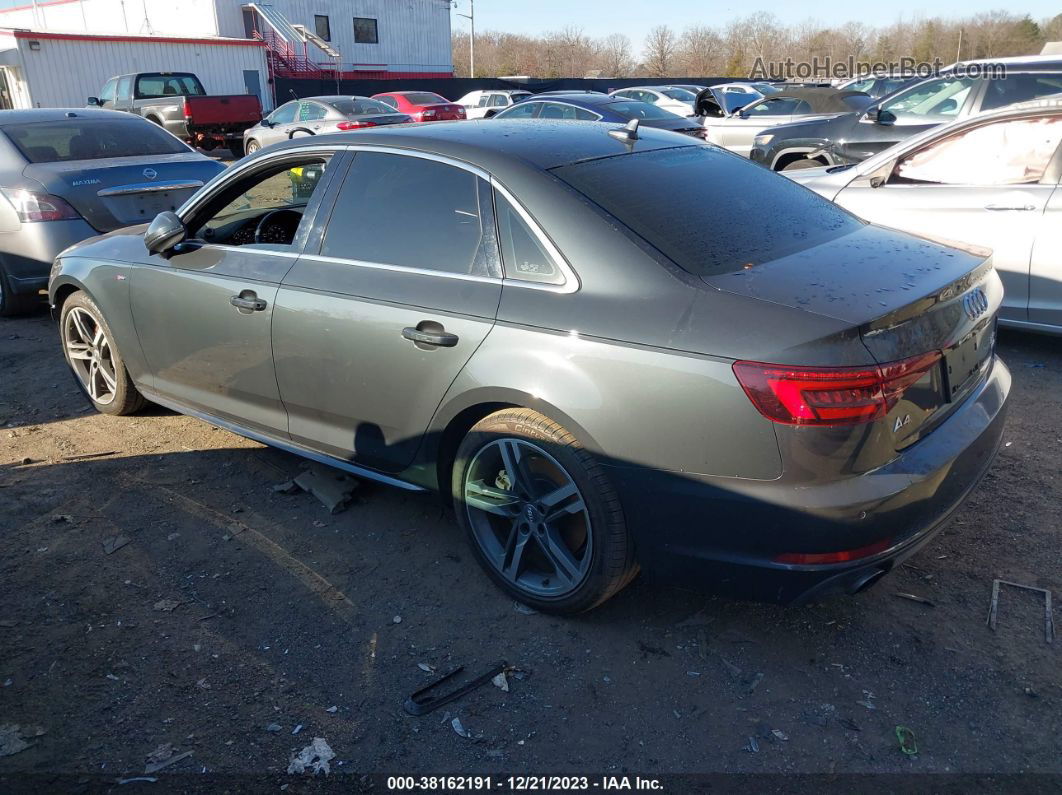 2018 Audi A4 2.0t Premium/2.0t Tech Premium Gray vin: WAUENBF45JA167279