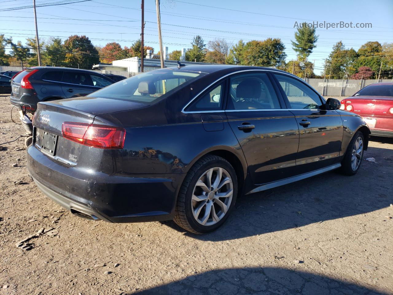 2017 Audi A6 Premium Plus Черный vin: WAUF2AFC2HN063799