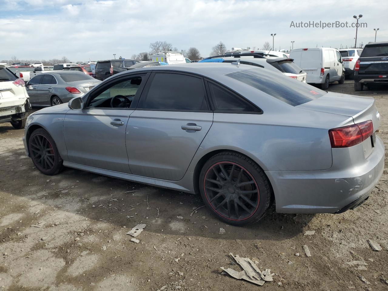 2017 Audi A6 Premium Plus Серебряный vin: WAUF2AFC7HN015599