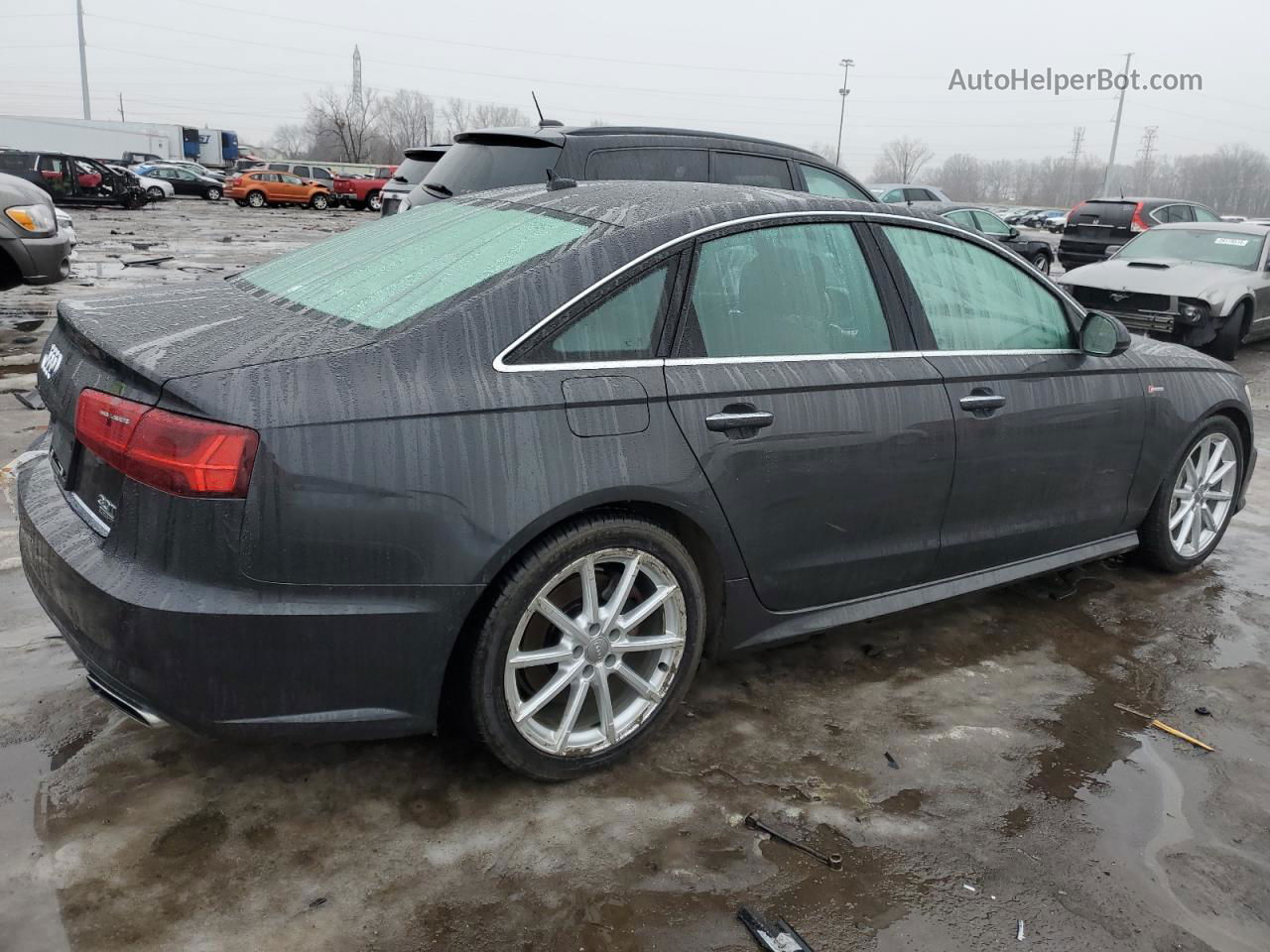 2017 Audi A6 Premium Plus Черный vin: WAUF2AFC7HN039465