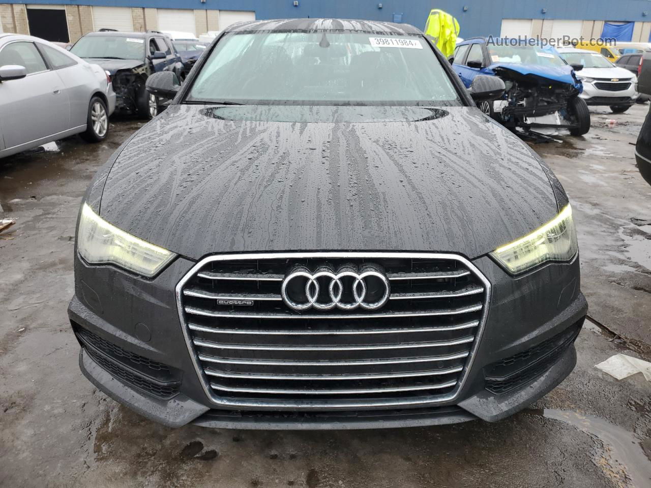 2017 Audi A6 Premium Plus Черный vin: WAUF2AFC7HN039465