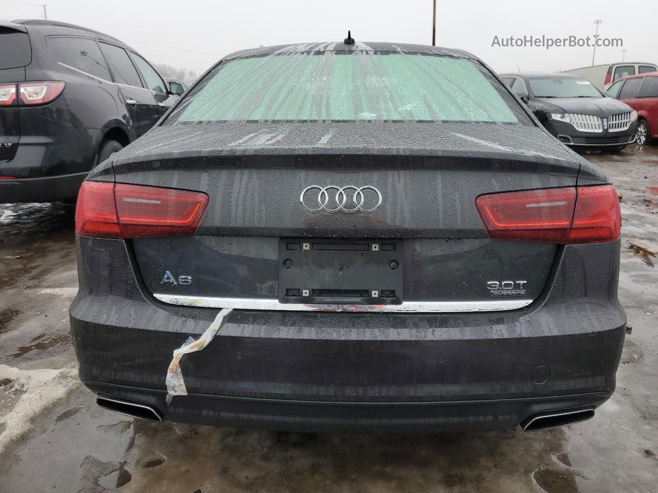 2017 Audi A6 Premium Plus Черный vin: WAUF2AFC7HN039465