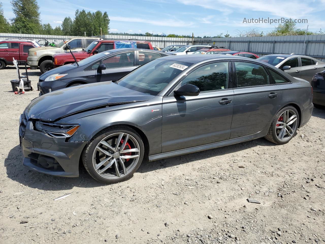 2017 Audi A6 Competition Prestige Gray vin: WAUF3AFC7HN034327