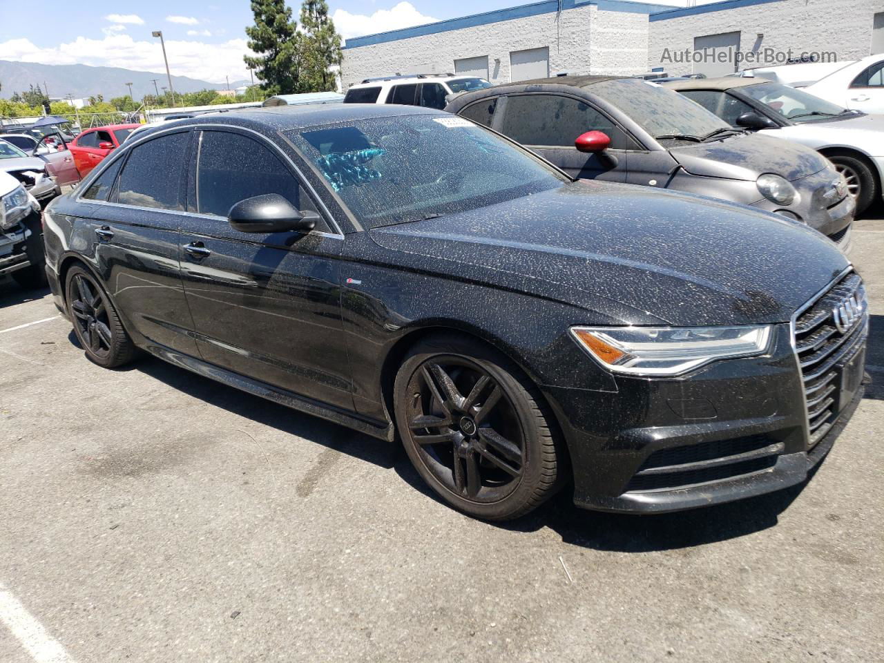 2017 Audi A6 Premium Черный vin: WAUF8AFC0HN071978