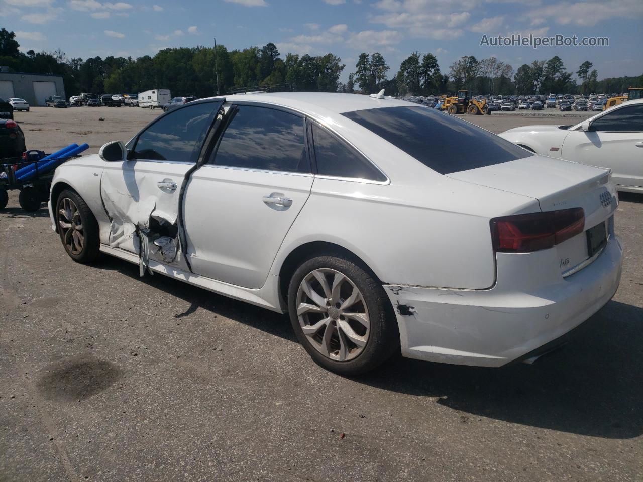 2017 Audi A6 Premium White vin: WAUF8AFC4HN038031