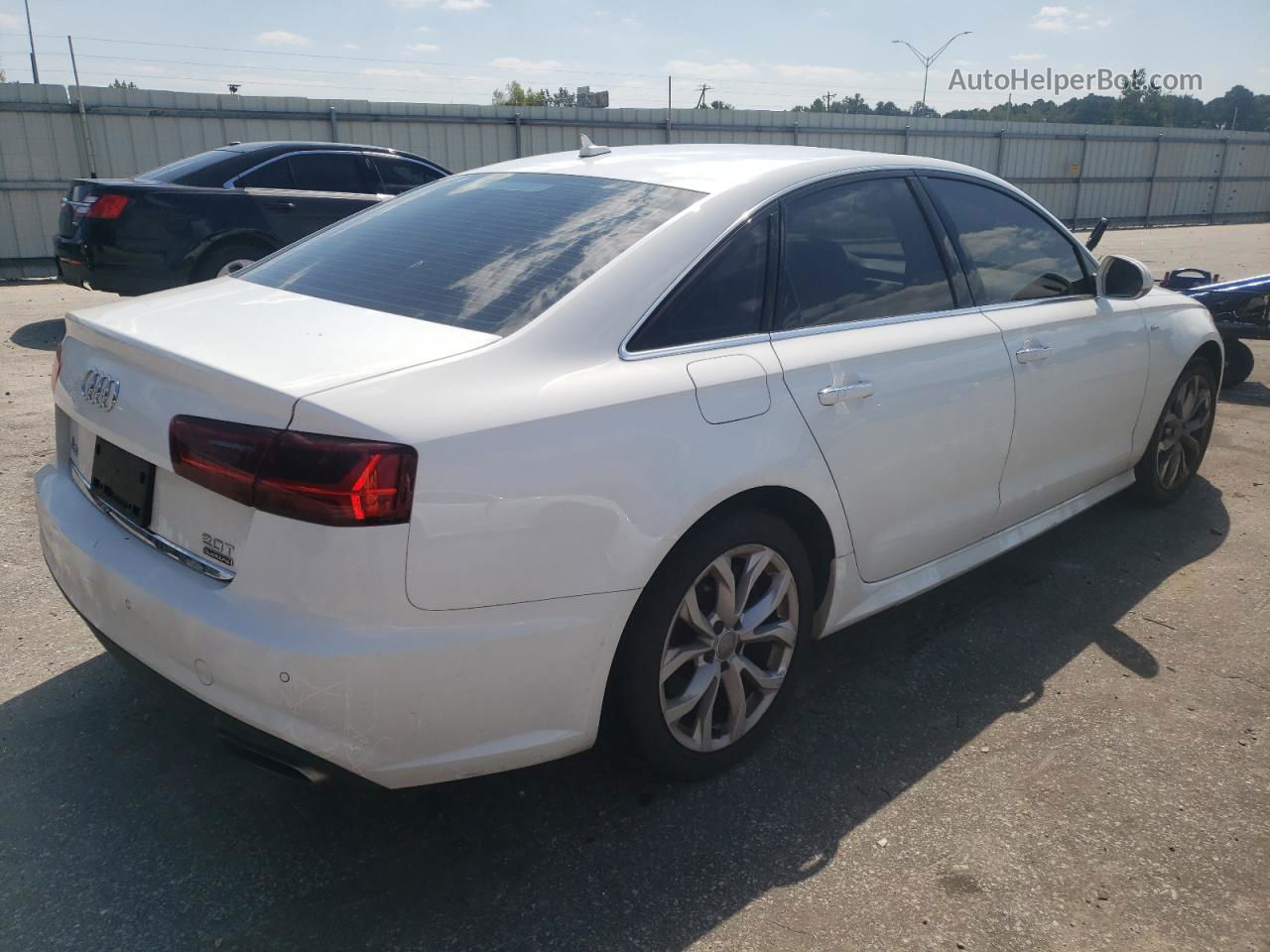 2017 Audi A6 Premium White vin: WAUF8AFC4HN038031