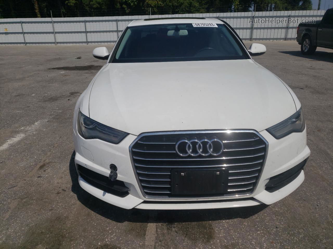 2017 Audi A6 Premium White vin: WAUF8AFC4HN038031