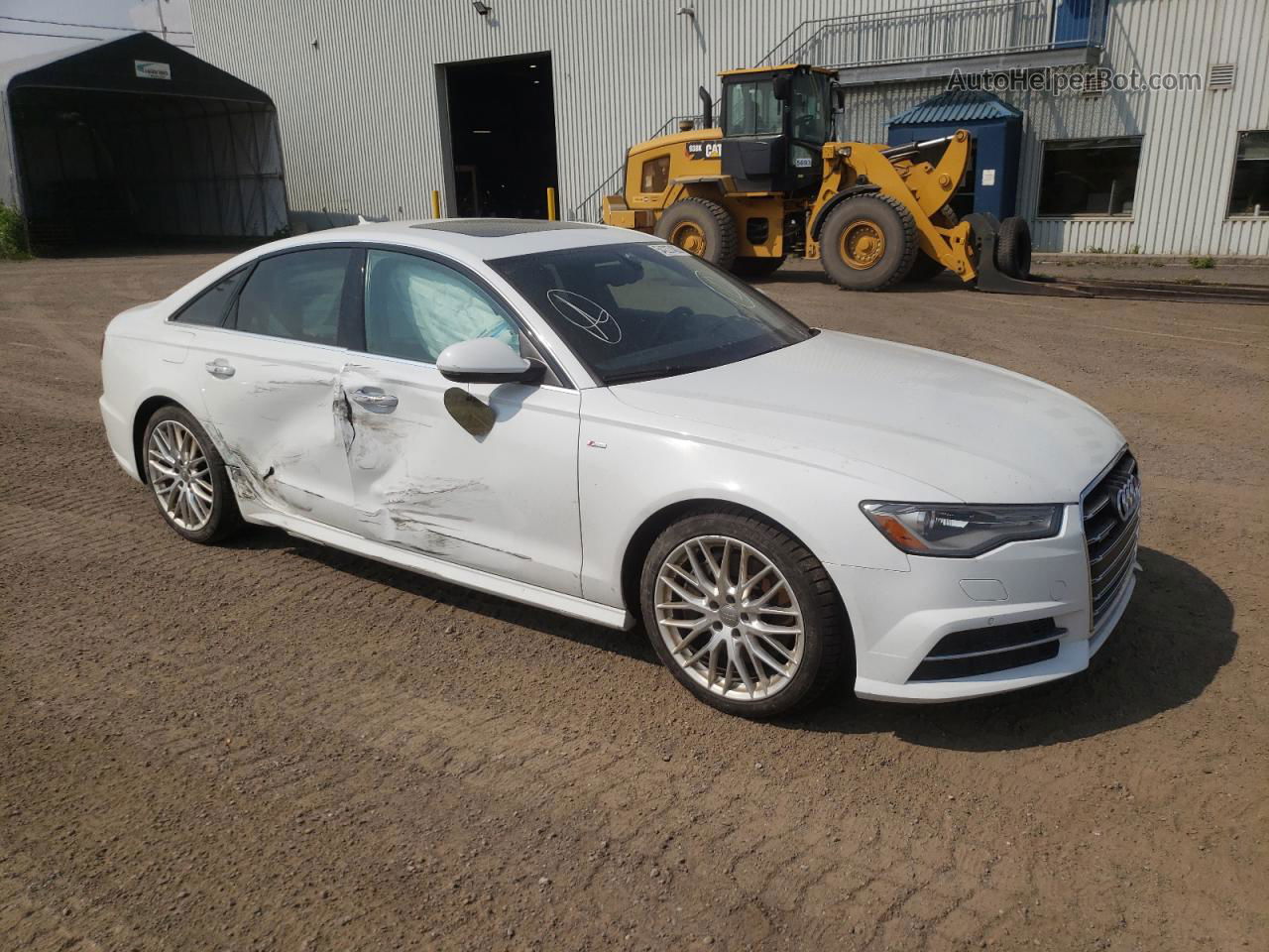 2017 Audi A6 Premium White vin: WAUF8AFC5HN087335