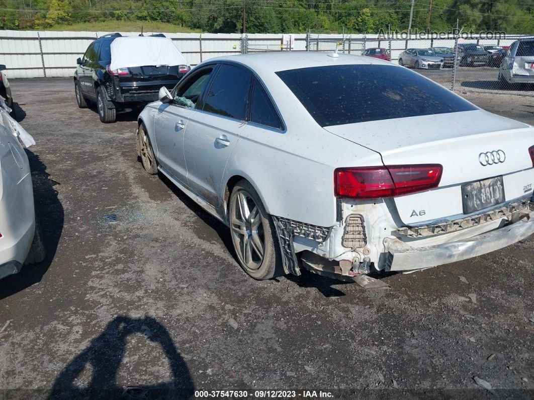 2017 Audi A6 2.0t Premium White vin: WAUF8AFC8HN067113