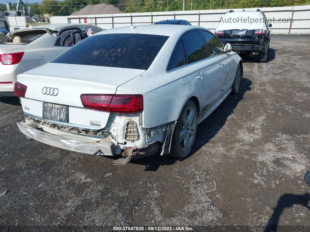 2017 Audi A6 2.0t Premium White vin: WAUF8AFC8HN067113