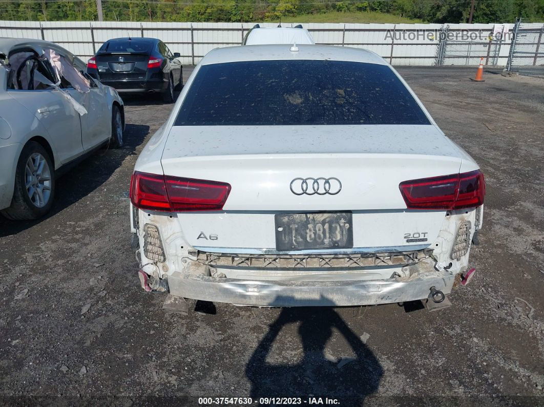 2017 Audi A6 2.0t Premium White vin: WAUF8AFC8HN067113