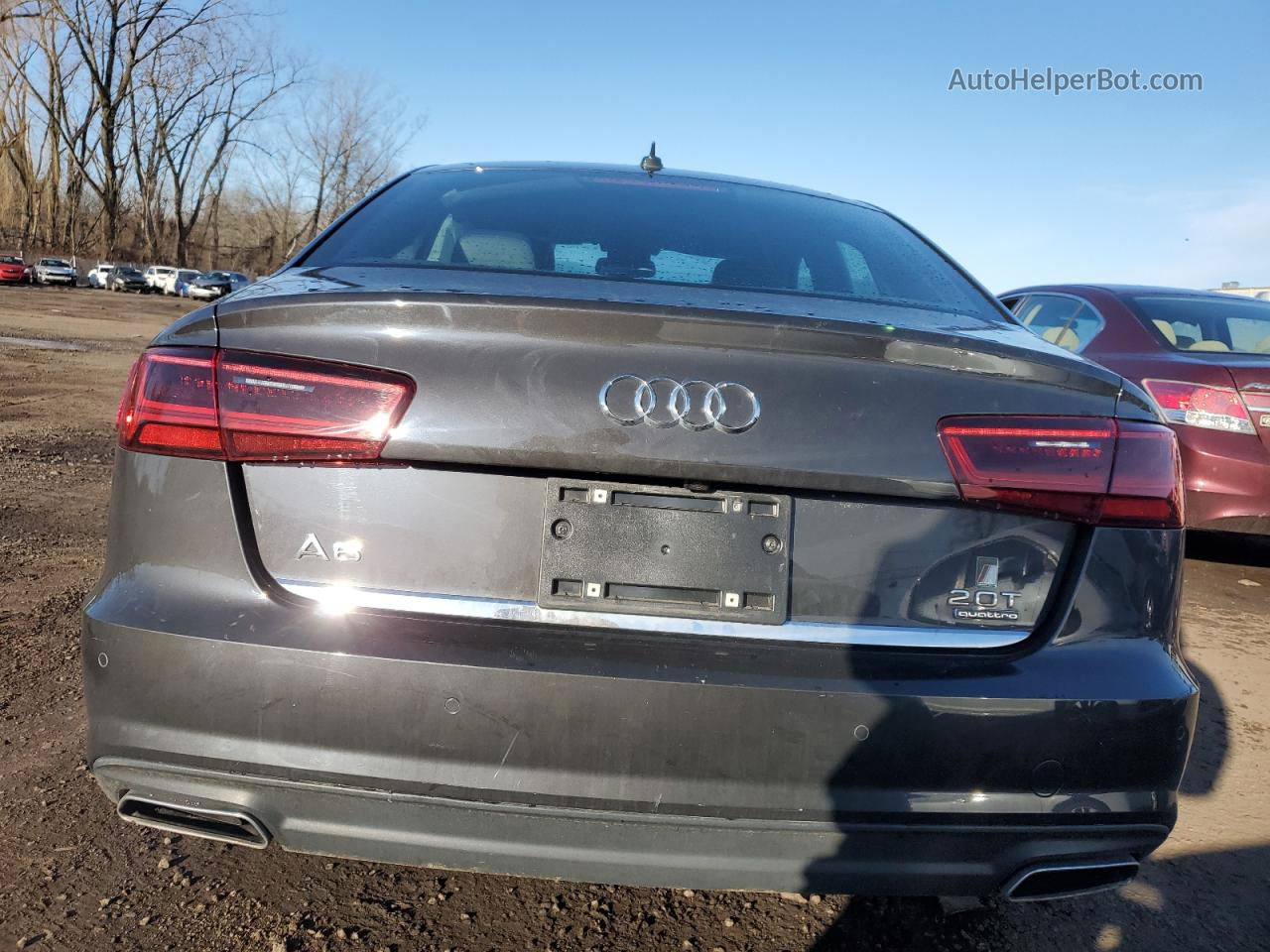 2017 Audi A6 Premium Черный vin: WAUF8AFC8HN068746