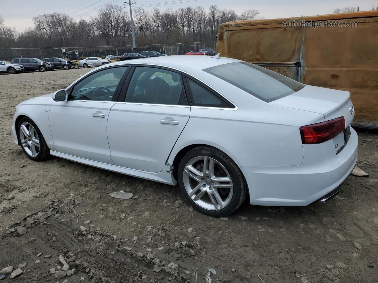 2017 Audi A6 Premium White vin: WAUF8AFC8HN072098