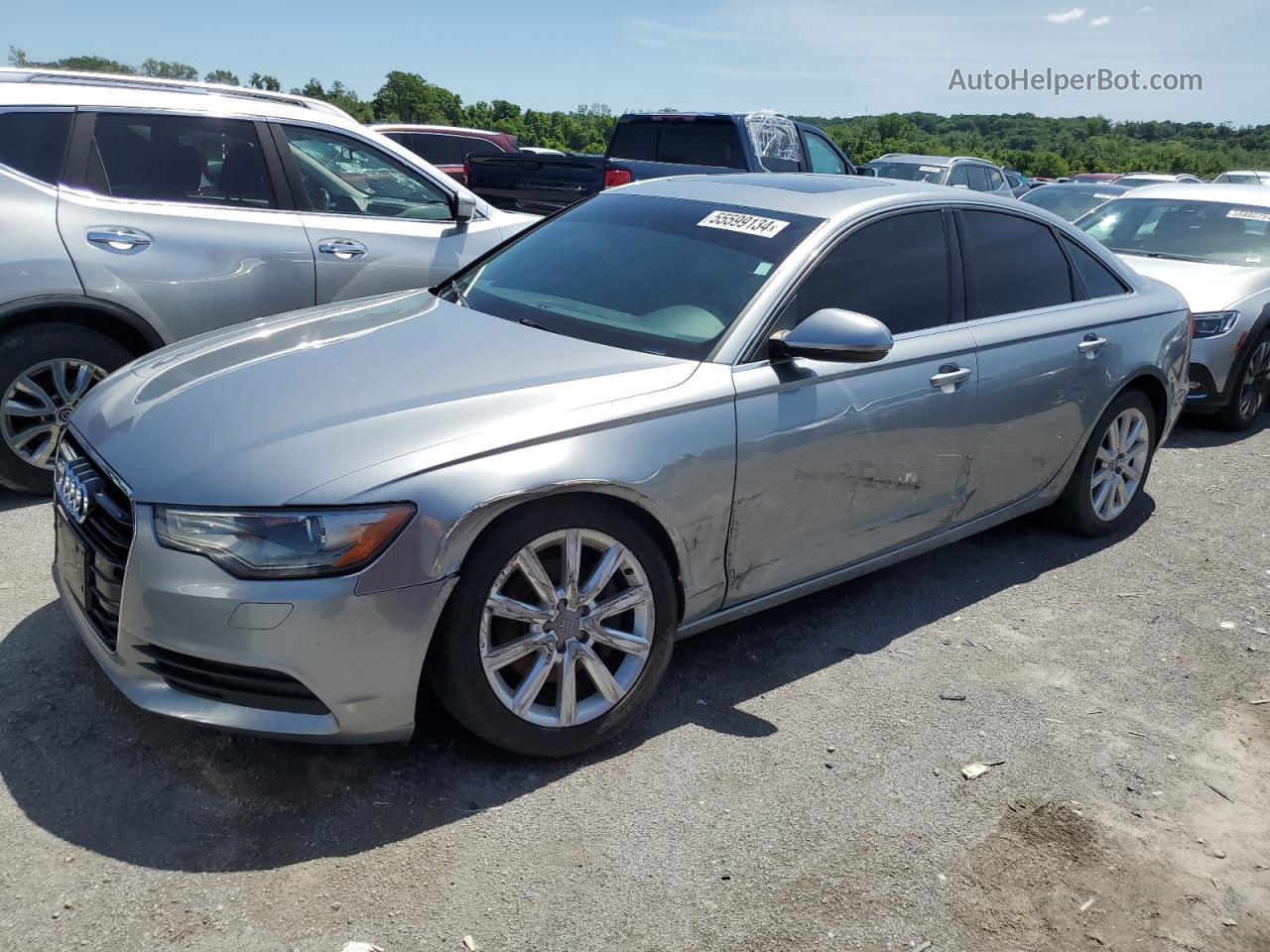 2014 Audi A6 Premium Gray vin: WAUFFAFC0EN159236