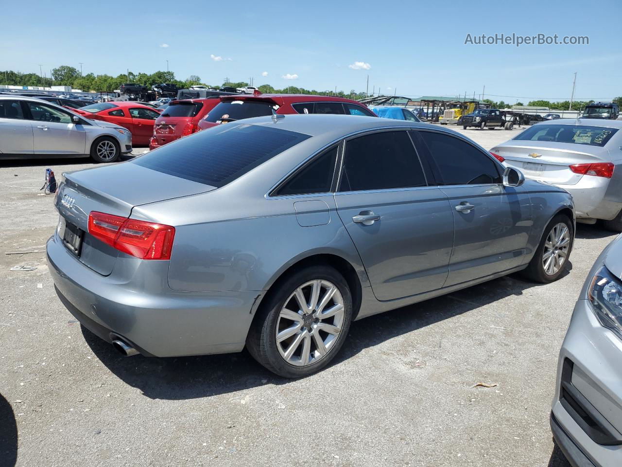 2014 Audi A6 Premium Gray vin: WAUFFAFC0EN159236