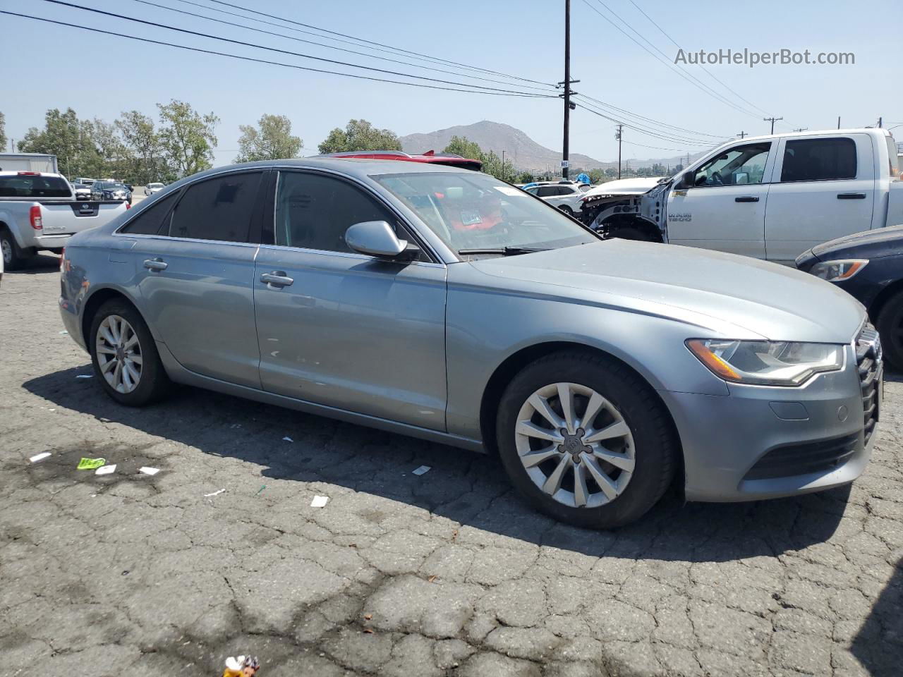 2013 Audi A6 Premium Silver vin: WAUFFAFC1DN023521