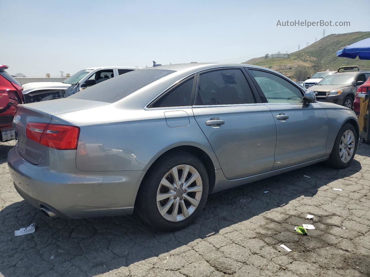 2013 Audi A6 Premium Silver vin: WAUFFAFC1DN023521