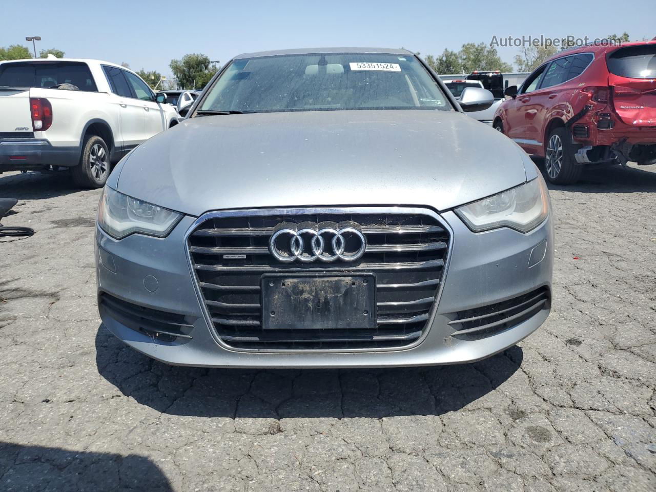 2013 Audi A6 Premium Silver vin: WAUFFAFC1DN023521