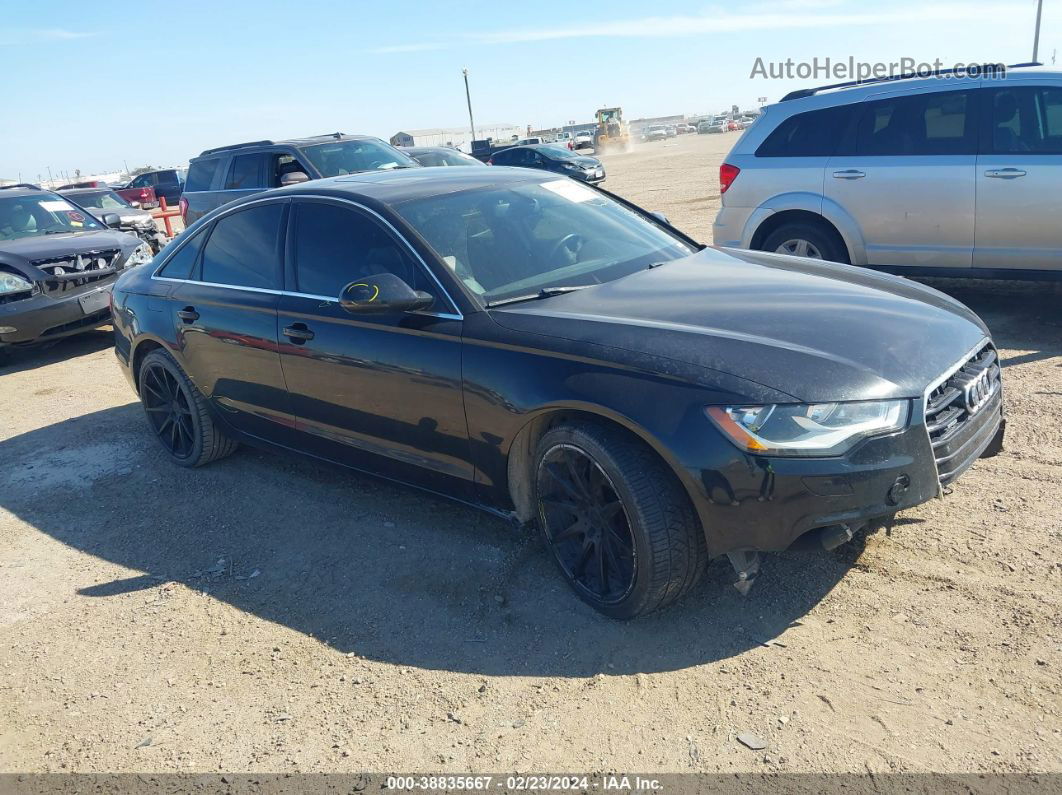 2013 Audi A6 2.0t Premium Black vin: WAUFFAFC3DN096258