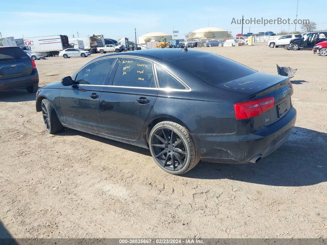 2013 Audi A6 2.0t Premium Black vin: WAUFFAFC3DN096258