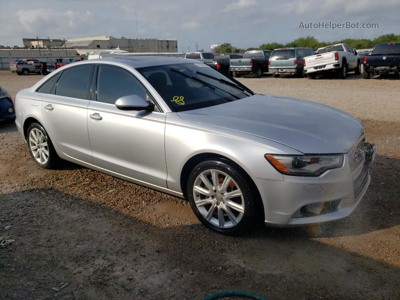 2014 Audi A6 Premium Silver vin: WAUFFAFC3EN048003