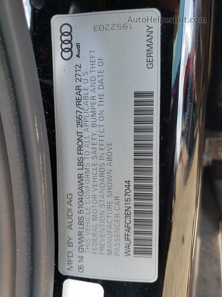 2014 Audi A6 Premium Black vin: WAUFFAFC3EN157044