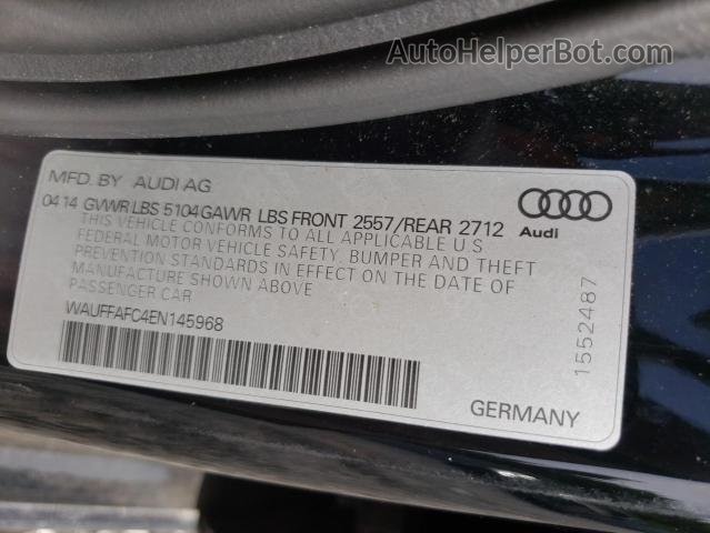 2014 Audi A6 Premium Черный vin: WAUFFAFC4EN145968