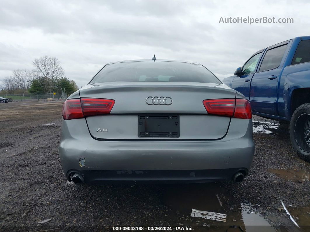 2014 Audi A6 2.0t Premium Gray vin: WAUFFAFC5EN010756