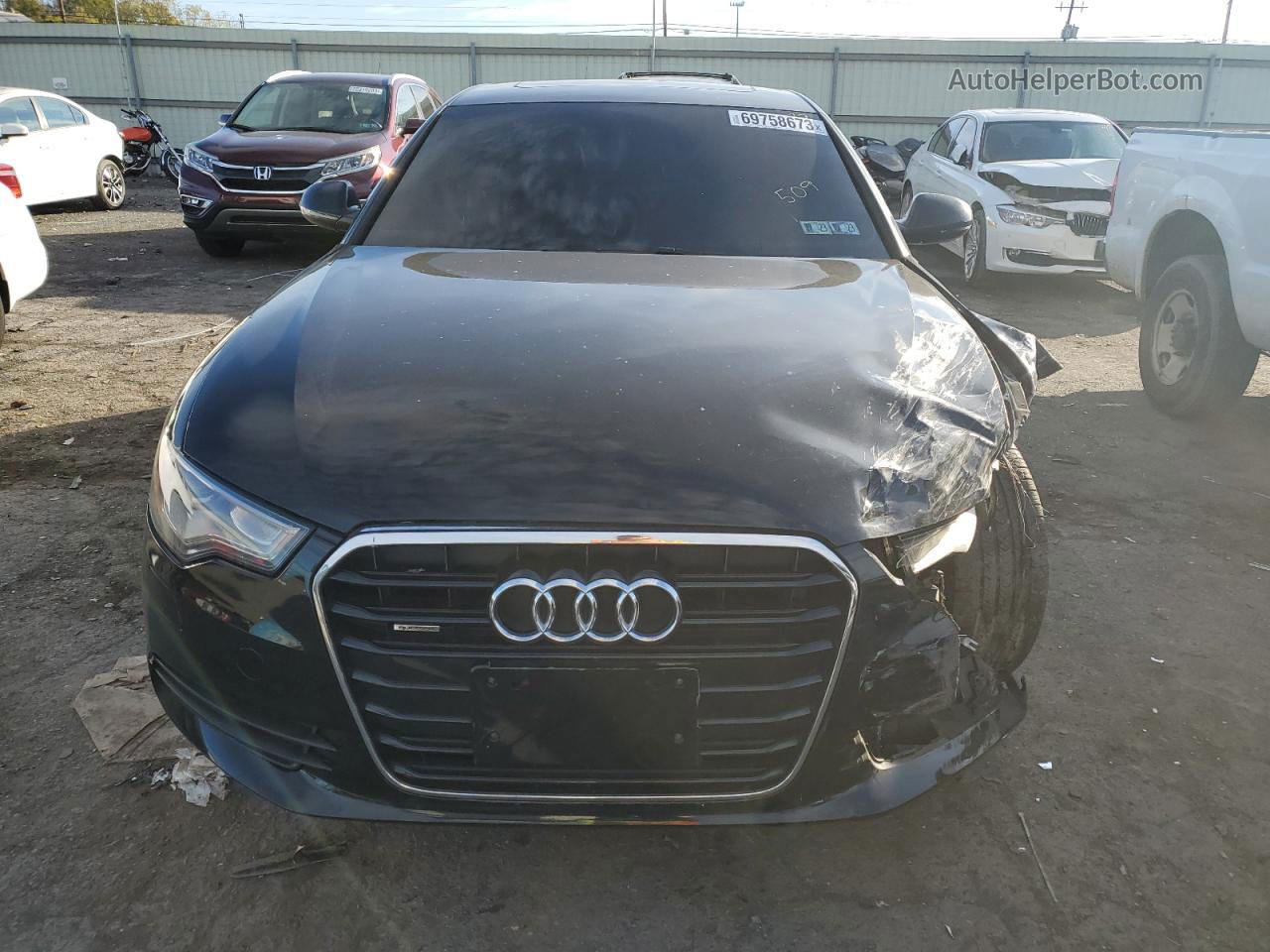 2014 Audi A6 Premium Черный vin: WAUFFAFC7EN088164