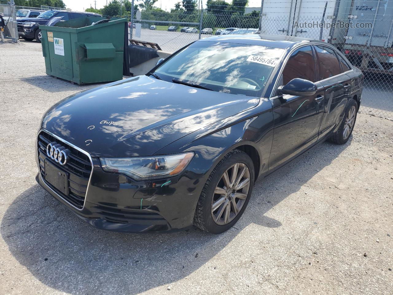 2014 Audi A6 Premium Black vin: WAUFFAFC8EN061460