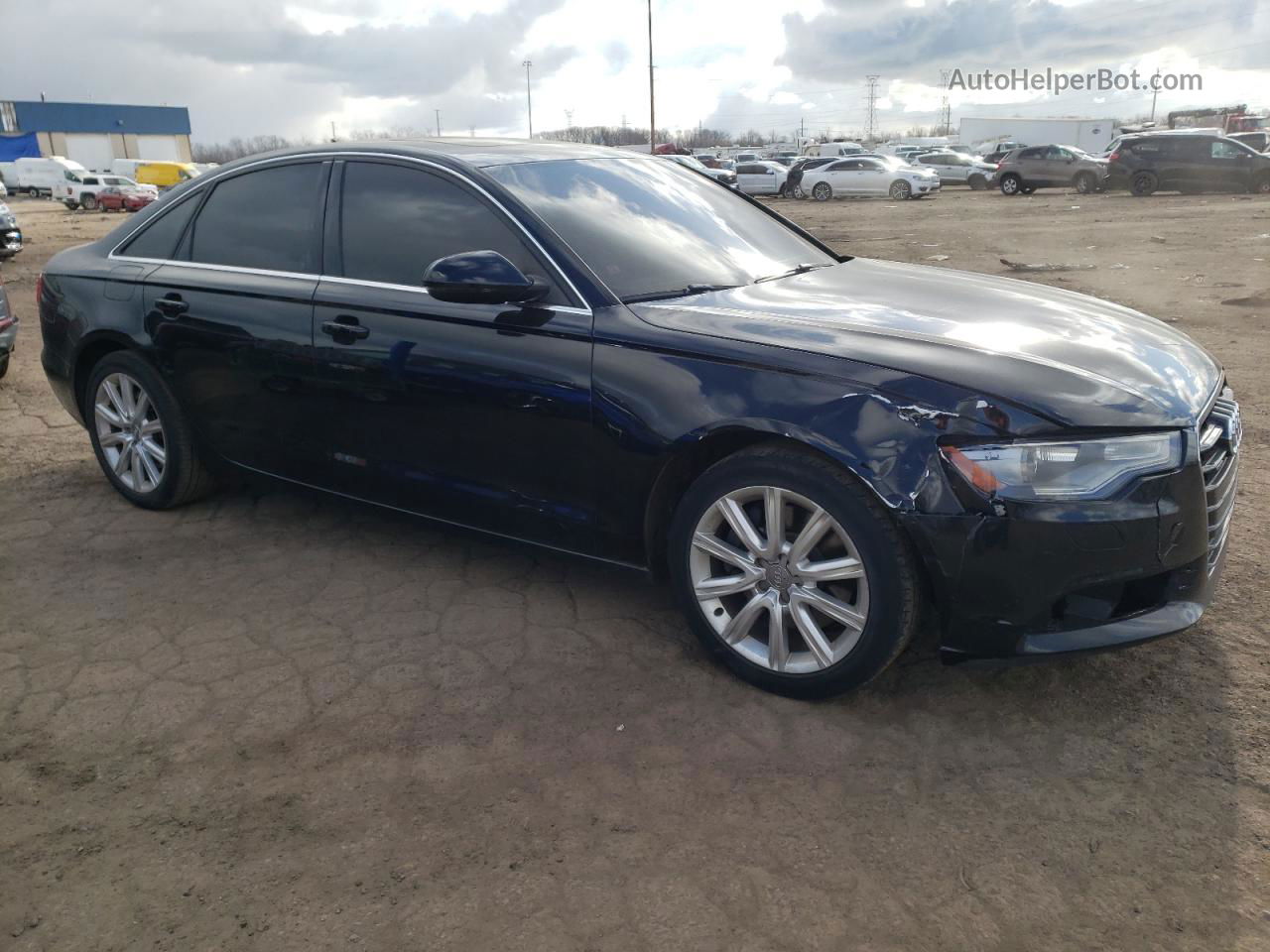 2014 Audi A6 Premium Black vin: WAUFFAFC8EN145844