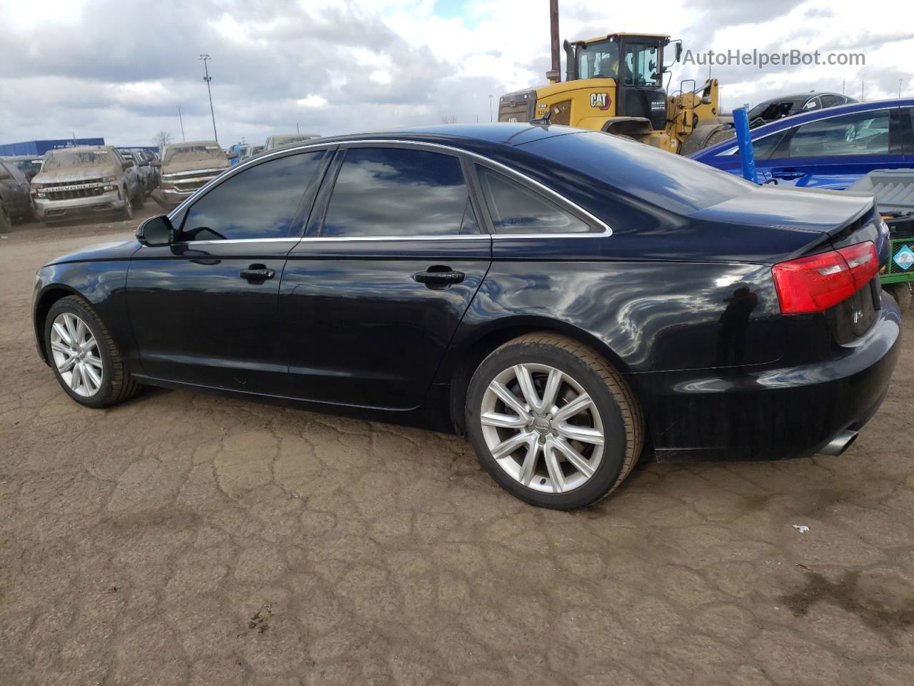 2014 Audi A6 Premium Black vin: WAUFFAFC8EN145844