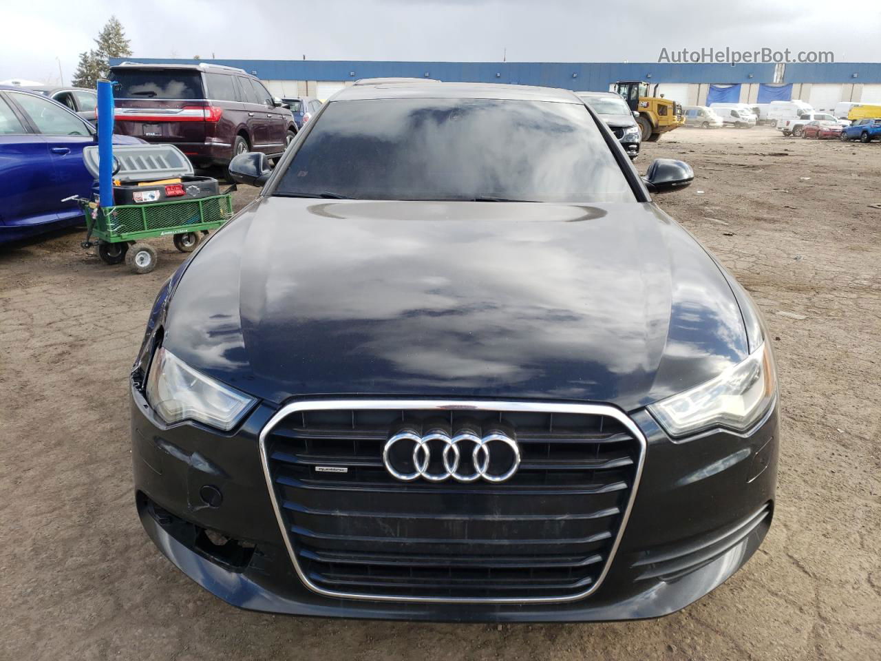 2014 Audi A6 Premium Black vin: WAUFFAFC8EN145844