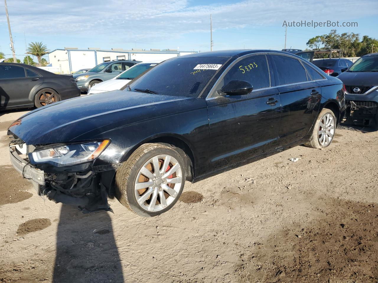 2013 Audi A6 Premium Black vin: WAUFFAFC9DN012914