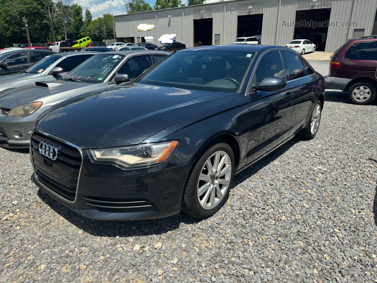 2014 Audi A6 Premium Black vin: WAUFFAFC9EN102369