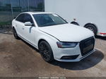 2013 Audi A4 2.0t Premium Белый vin: WAUFFAFL0DN005642