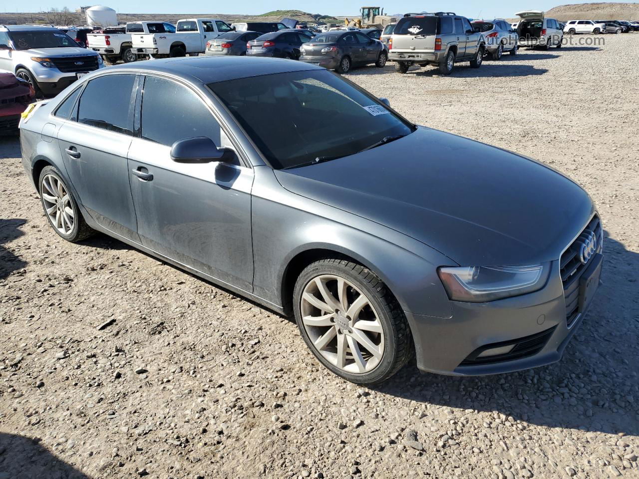 2013 Audi A4 Premium Plus Charcoal vin: WAUFFAFL0DN009836