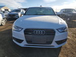 2013 Audi A4 Premium Plus White vin: WAUFFAFL0DN020707