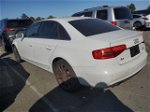 2013 Audi A4 Premium Plus White vin: WAUFFAFL0DN043680