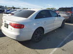 2013 Audi A4 Premium Plus White vin: WAUFFAFL0DN043680