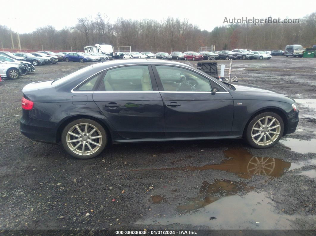 2014 Audi A4 2.0t Premium Dark Blue vin: WAUFFAFL0EN004640