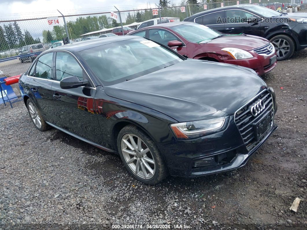 2014 Audi A4 2.0t Premium Black vin: WAUFFAFL0EN030493