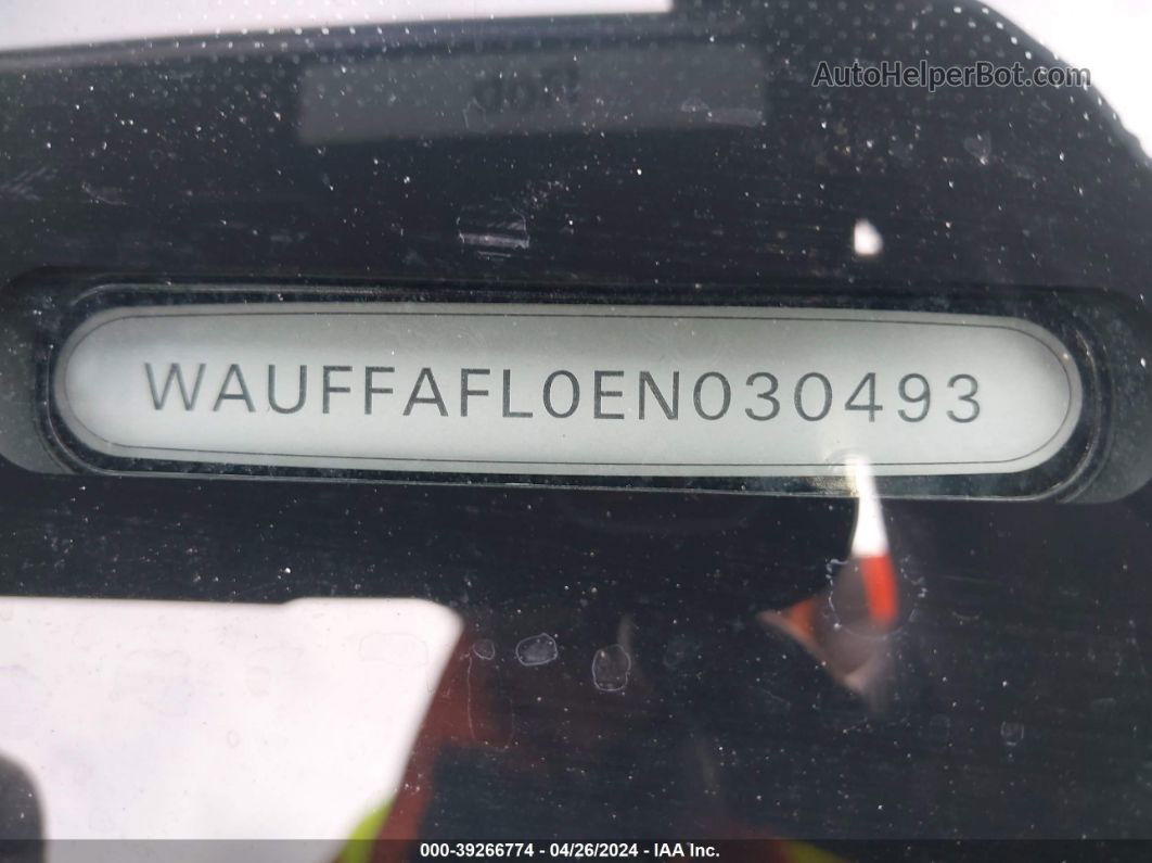 2014 Audi A4 2.0t Premium Black vin: WAUFFAFL0EN030493