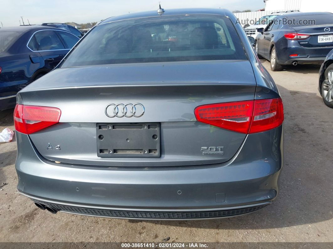 2016 Audi A4 2.0t Premium Gray vin: WAUFFAFL0GA009038